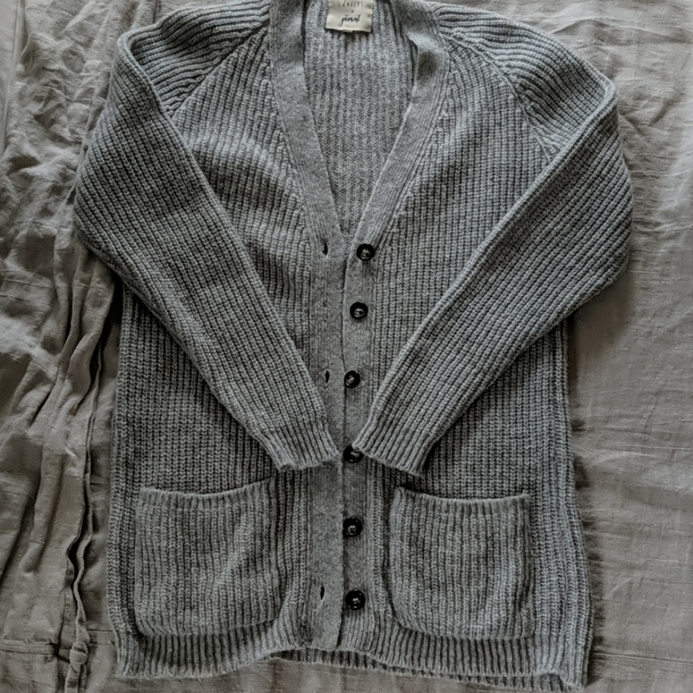 L'envers Joanna light grey cardigan